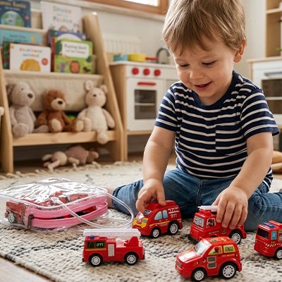 Petites voitures jouets