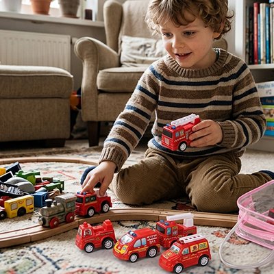 Petites voitures jouets 