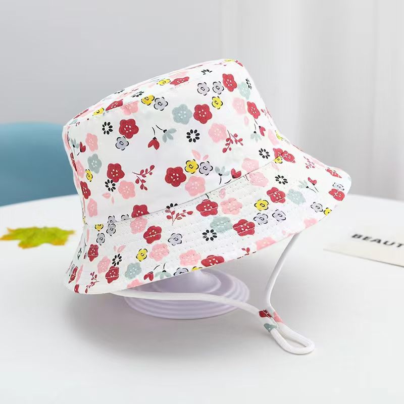 Cartoon Print Children'S Fisherman Hat